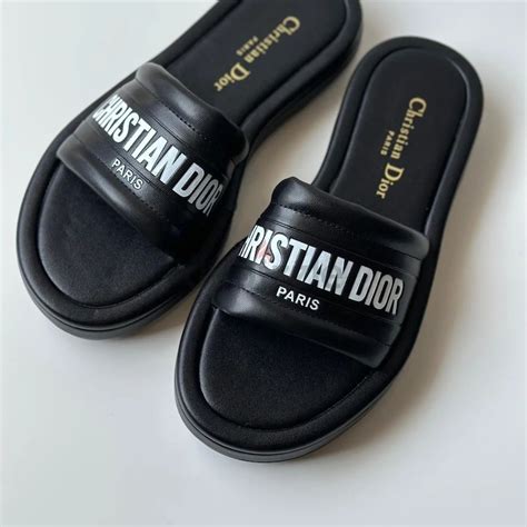 chirstian dior slides|knock off Christian Dior slides.